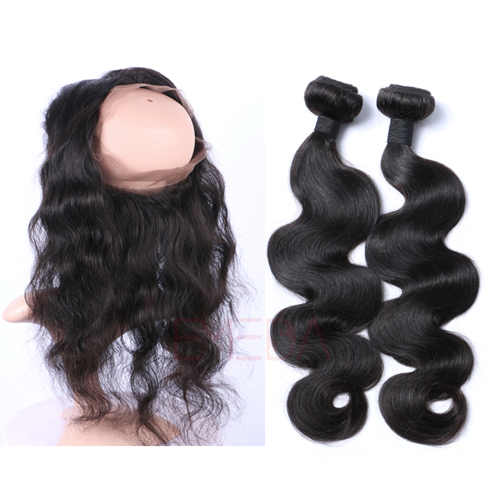 EMEDA Human hair Bundles Peruvian virgin hair Weft hair extensions HW028